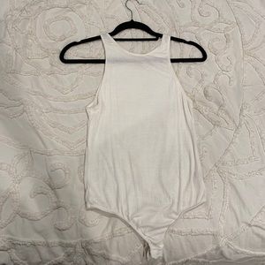 Free people white tank bodysuit